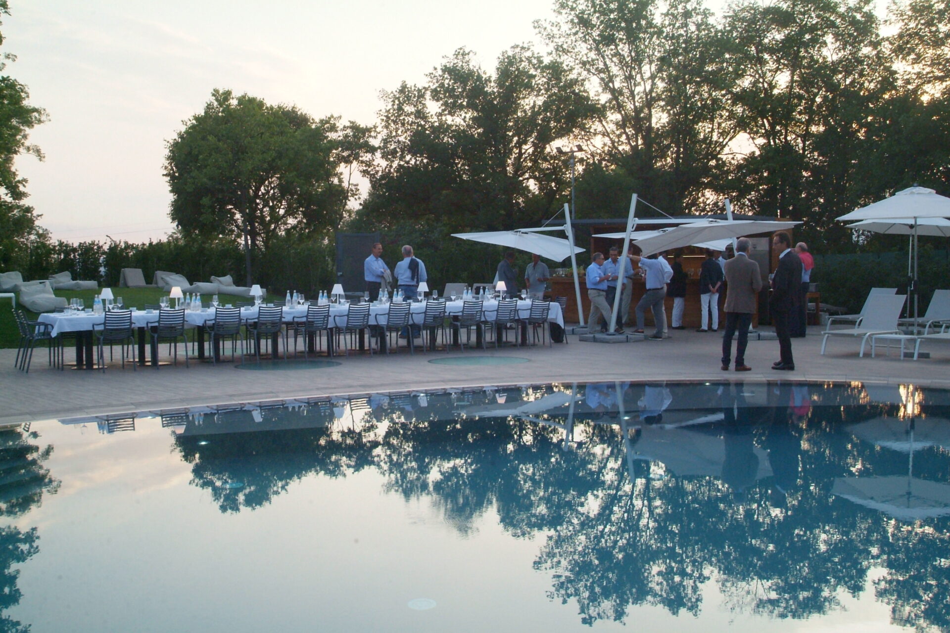 Conviviale alla Piscina del Golf Club Colli Berici